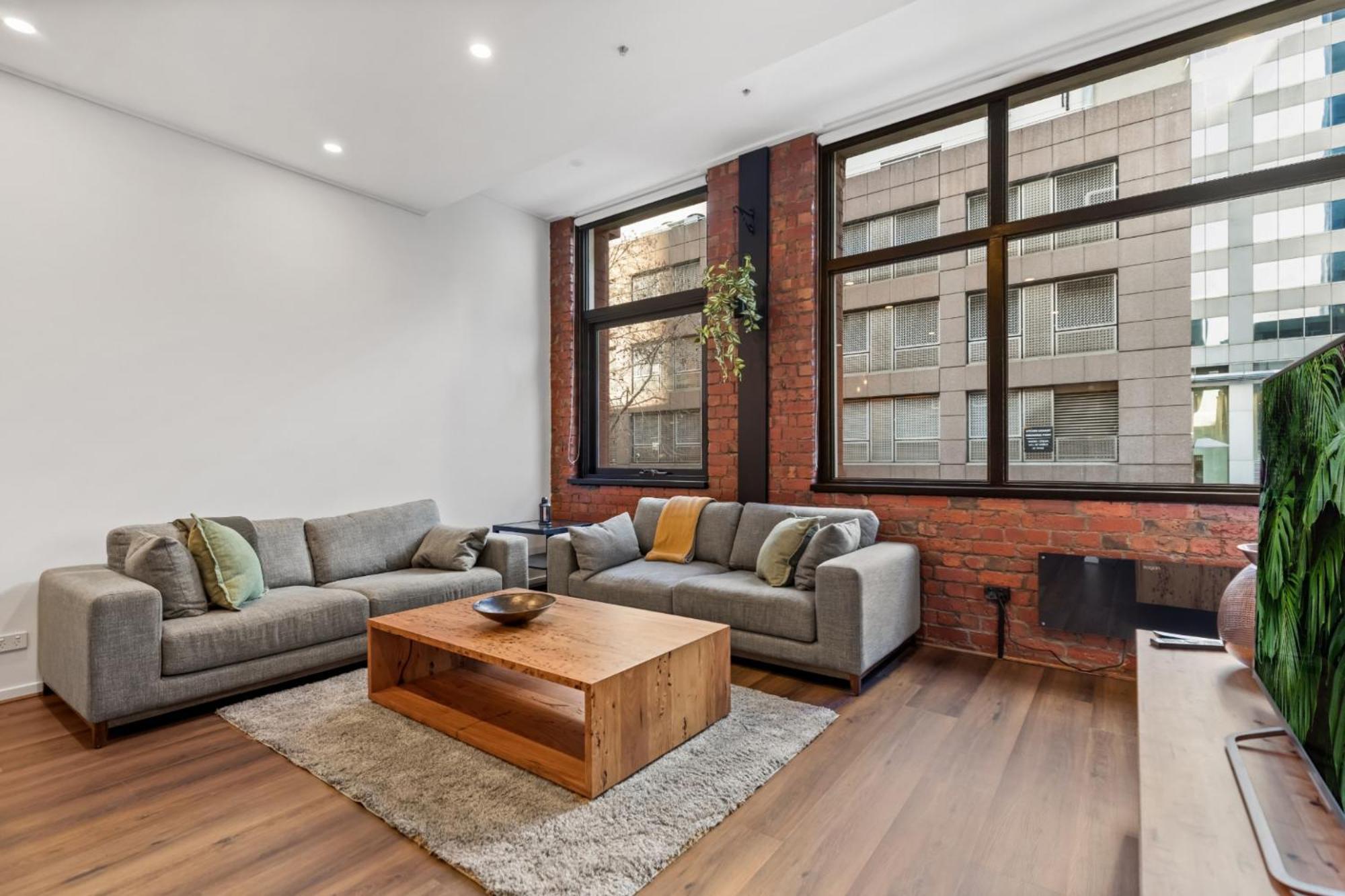 Ferienwohnung 1-Bed Warehouse Conversion In Melbourne Cbd Exterior foto